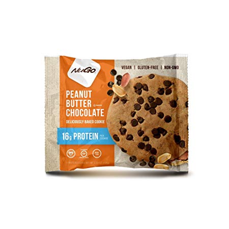 NuGo Gluten Free Protein Cookie, Peanut Butter Chocolate, 12 Count