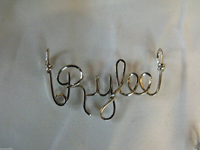 Name necklace, Personalized name, RYLEE or ANY name on 18" sterling silver filled chain