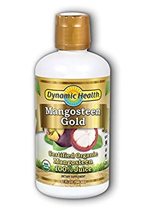 Dynamic Health 946ml 100 Percent Pure Organic Mangosteen Gold Mangosteen Juice
