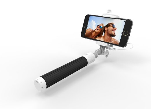 Selfie Stick Perfectday Foldable Extendable Selfie Stick with Built-in Remote Shutter for iPhone 6s 6 6 Plus 5 5s 5c