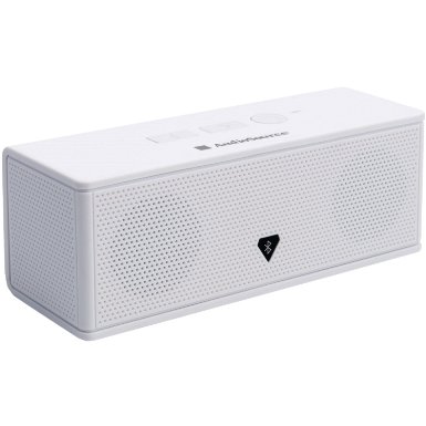 AUDIOSOURCE MD213W Portable Bluetooth(R) Stereo Speaker & Speakerphone (White)