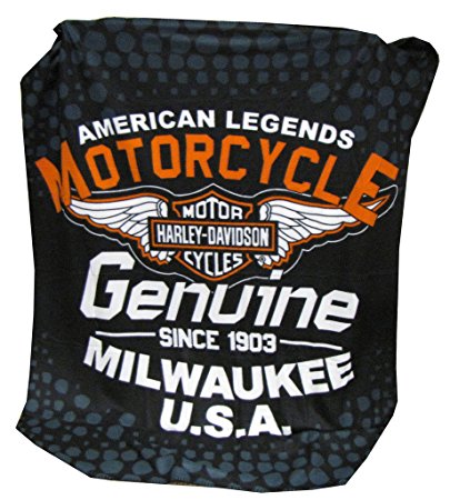 Harley-Davidson® Fleece Throw - American Legends Motorcycle 100% Polyester