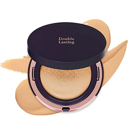 ETUDE Double Lasting Cushion Matte #23N1 Sand SPF50/PA   | 24 Hours Long-lasting, Lightly Covers Your Face And Creates Clean, Soft Skin | Korean Makeup