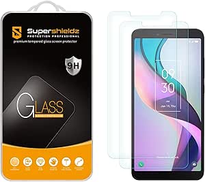 Supershieldz (2 Pack) Designed for TCL Ion X Tempered Glass Screen Protector, Anti Scratch, Bubble Free