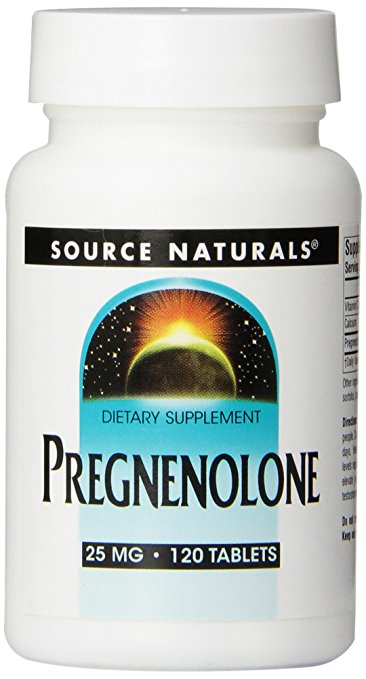 Source Naturals Pregnenolone, 25mg, 120 Tablets