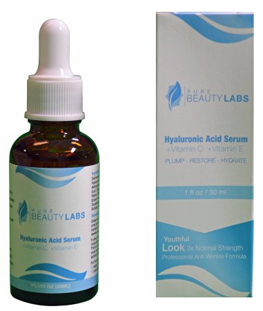 Hyaluronic Acid Serum for Skincare 100% Pure - Anti-Aging Serum Intense Hydration + Moisturizer
