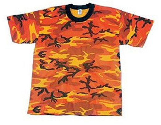 Rothco Camouflage T-Shirt, Savage Orange, 2XLarge