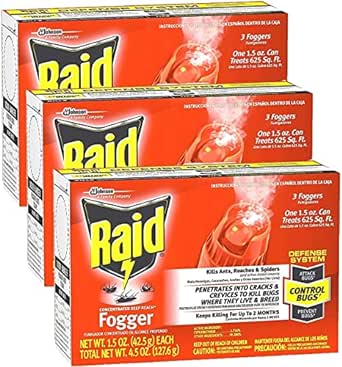 Raid Deep Reach Fogger 4.5 Ounce (Pack of 3)