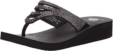 Yellow Box Women's Connie Wedge Sandal, Multi, Medium