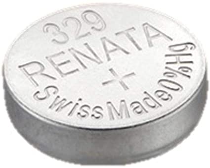1PC Renata 329 SR731SW 0% Mercury Silver Oxide 1.55V Coin Cell Batteries - Swiss Made