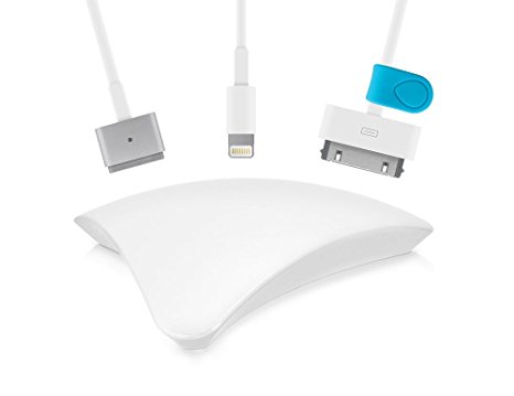 MOS Magnetic Cable Organizer-White