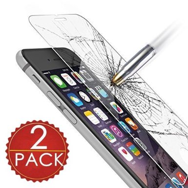 [2 Pack] iPhone 6s Plus Screen Protector, IVVO [3D Touch Compatible] 0.3mm 2.5D Tempered Glass Screen Protector for Apple iPhone 6 Plus, iPhone 6S Plus 2015 [Lifetime Warranty]