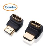 Cable Matters Combo 270 Degree and 90 Degree HDMI Male to Female Adapter