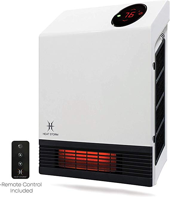 Heat Storm HS-1000-WX Deluxe Wall Heater, White