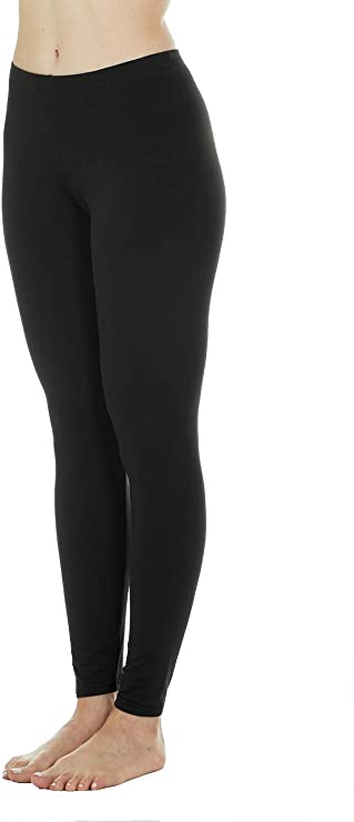 Thermajane Womens Thermal Underwear Bottoms Fleece Lined Winter Leggings Long Johns Pants for Women