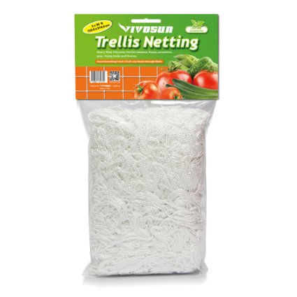VIVOSUN Heavy-duty Polyester Plant Trellis Netting 5*30ft 1 Pack