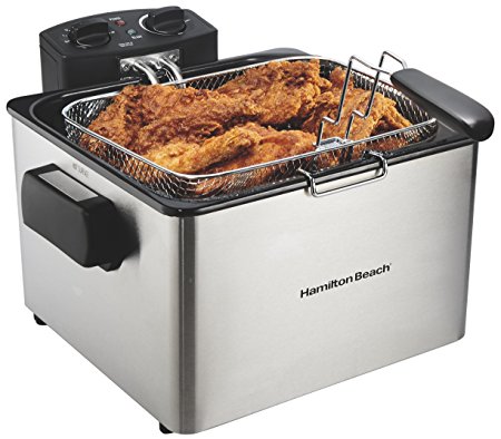 Hamilton Beach Electric Deep Fryer, 4.5-Liter Oil Capacity (35035)