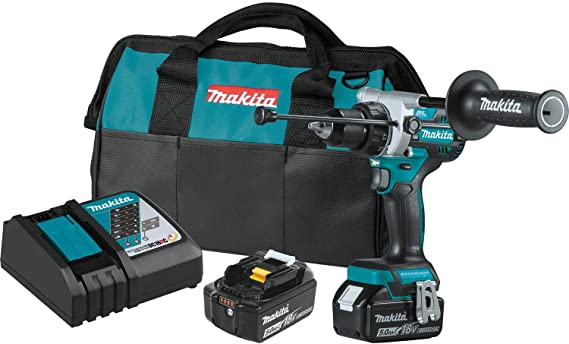 Makita XPH14T 18V LXT® Lithium-Ion Brushless Cordless 1/2" Hammer Driver-Drill Kit (5.0Ah)