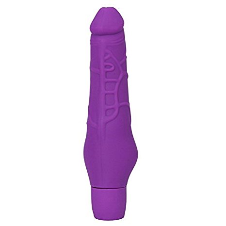Dildo Massager, Cupider® Silicone Vibrator / Magic Wand Multi-speed Waterproof Stimulator Women AV Stick Female Masturbation (Purple)
