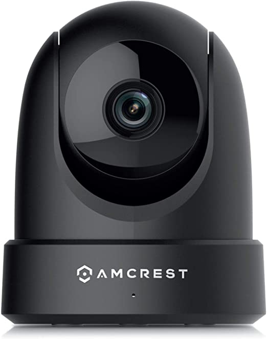 Amcrest 4MP UltraHD Indoor WiFi Camera, Security IP Camera with Pan/Tilt, Two-Way Audio, Night Vision, Remote Viewing, Dual-Band 5ghz/2.4ghz, 4-Megapixel @~20FPS, Wide 120° FOV, IP4M-1051B V2 (Black)
