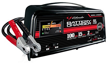 Schumacher SE-1510MA '100/15/2 Amp' 6V/12V Automatic Charger with Engine Start