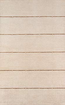 Momeni Rugs Gramercy Collection, 100% Wool Hand Loomed Contemporary Area Rug, 8' x 11', Sand