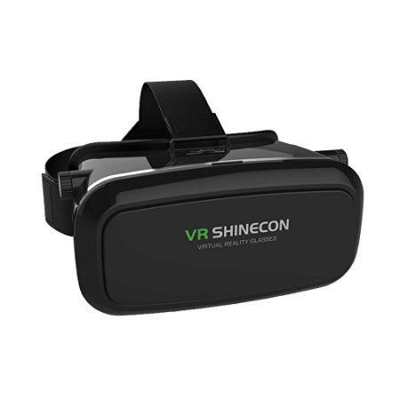 SENPAIC VR Headset 3D Virtual Reality Goggles Glasses for Phone 6 Plus/ 6/ 6S Plus/ 6S/SE Samsung Galaxy S6/S5/S4 /Note 5/Note 4/ Note 3 and Other 3.5"-6.0" Smartphone (Black)
