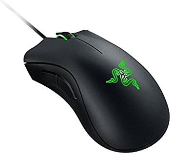 Razer DeathAdder Chroma Gaming Mouse with Multi-Colour RGB Backlight Ergonomic Gaming Mouse and 10,000 dpi Sensor