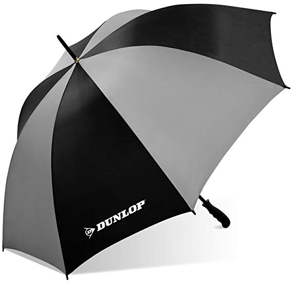 Dunlop Jumbo Golf Umbrella-Ms-56dl Blkgry, Black/Gray