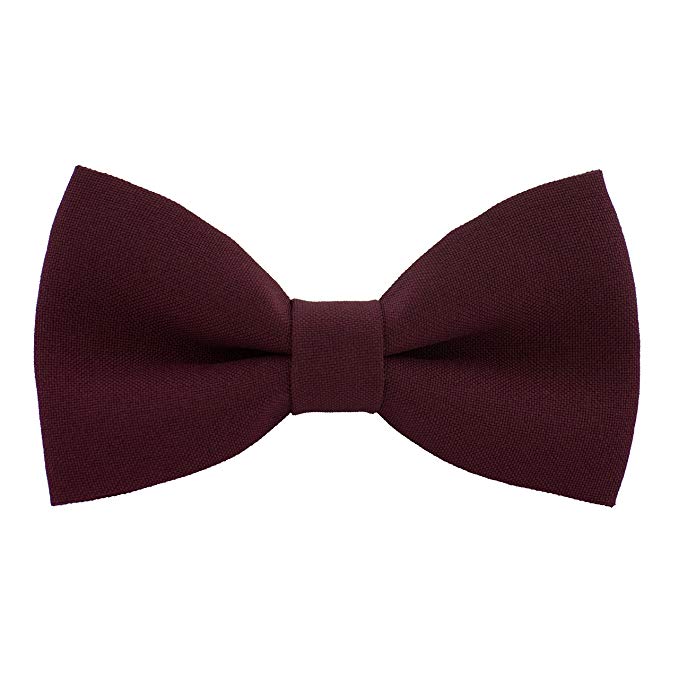 Classic Pre-Tied Bow Tie Formal Solid Tuxedo for Adults & Children, by Bow Tie House