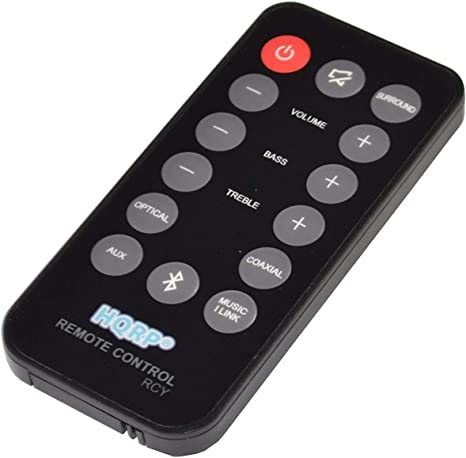 HQRP Remote Control Works with Philips 996510054954, 996510050576, 996510063326 CSS2123 CSS2123B/F7 CAS2123 CAS2123B/F7 Soundbar Speaker System Controller