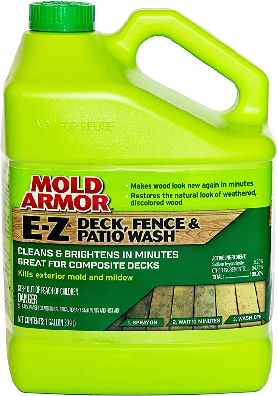 Mold Armor FG505 E-Z Deck and Fence Wash, 1 gallon (Packaging May Vary)