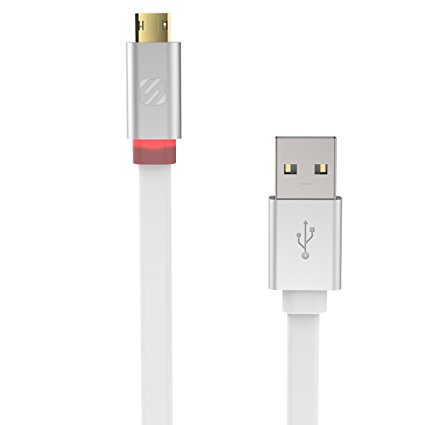 SCOSCHE Micro USB Data Cable for Universal Devices - Retail Packaging - White