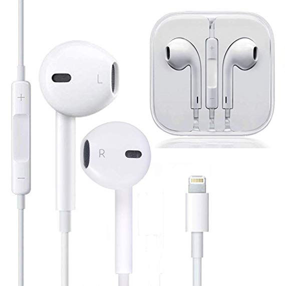 ZestyChef Earbuds, Microphone Earphones Stereo Headphones Noise Isolating Headset Fit Compatible with iPhone Xs/XR/XS Max/iPhone 7/7 Plus iPhone 8/8Plus /iPhone X Earphones (1 Pack)