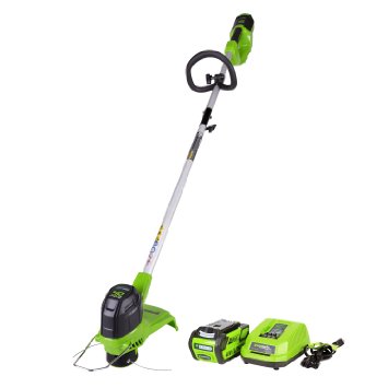 GreenWorks G-MAX 40V 12" Front Mount String Trimmer with 2 Ah Battery & Charger