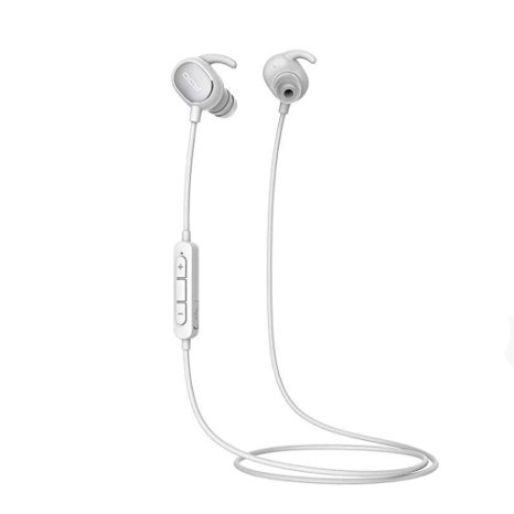 Fitness Headphones, Ollivan Sport Vertical Headband in-ear Headphones Sweat-proof Neckband Earphone Flexible TPE Material Designed with 30-degree Rotating Earbud for iPhone iPod Samsung HTC MP3 Players