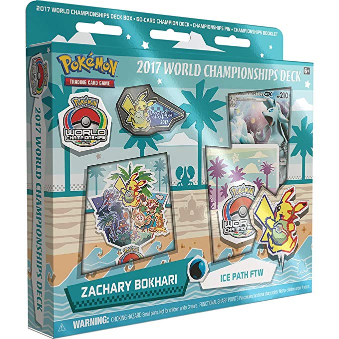 Pokemon 2017 World Championship Alolan Ninetales-GX, Zachary Bokhari, Ice Path FTW Deck