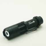 UltraFire Cree XML T6 LED Zoomable 5 Mode Flashlight Torch Lamp Zoom Black