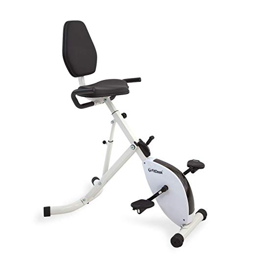 FitDesk Standing Adjustable Desk Bike for Exercising for Home or Office Use