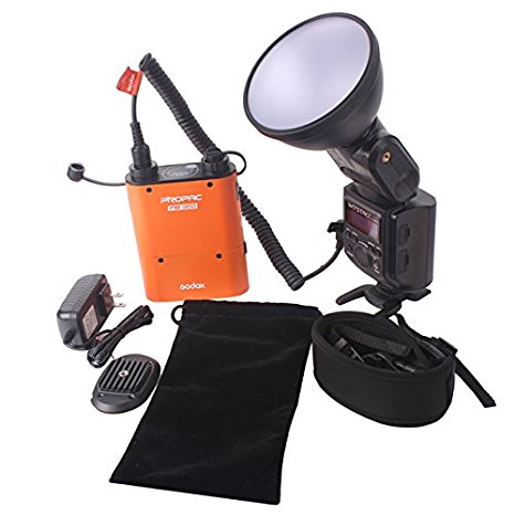 Godox Witstro AD-360 Portable Flash Light Kit   PB960 Battery Pack Orange