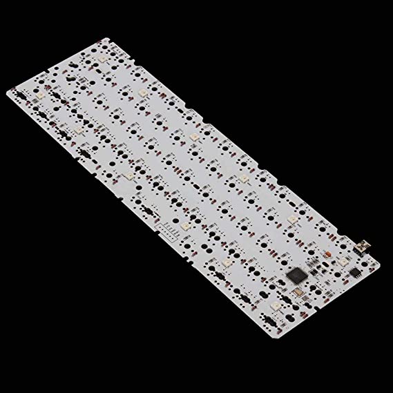 YMDK 60% YD60M 64 Programmable Underglow RGB Led PCB for Minila Poker DIY Mechanical Keyboard Interchange Bface GH60