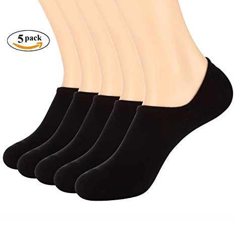 FAYBOX Men Cotton No Show Socks Athletic Low Cut Ankle Sock Casual Anti Slip