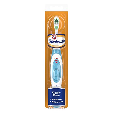 ARM & HAMMER Spinbrush Classic Clean Battery Toothbrush