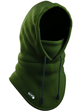 Balaclava Fleece Hood & Ski Mask - Heavyweight Cold Weather Winter Motorcycle, Ski & Snowboard Gear - Ultimate Protection from the Elements