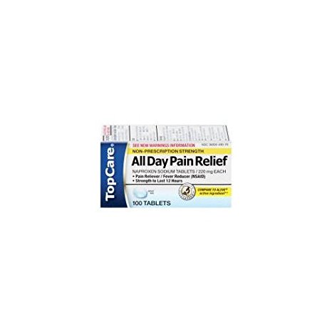TopCare All Day Pain Relief, 100 Tablets (20% Bonus, 120 Tablets Total)