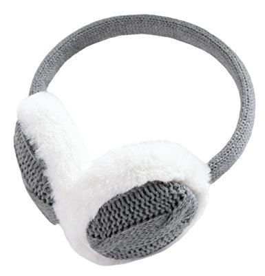 Knolee Unisex Knit EarMuffs Faux Furry Earwarmer Winter Outdoor EarMuffs