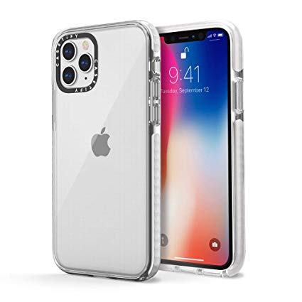 Casetify Impact Case, Military-Grade Dual-Layer Shockproof Protective Case for iPhones, iPhone 11, White