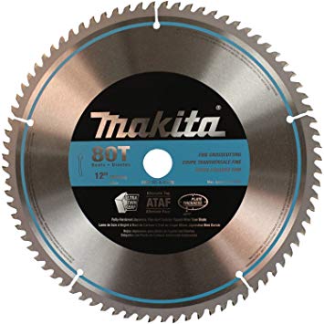 Makita A-93728 12-Inch 80 Tooth Micro Polished Mitersaw Blade