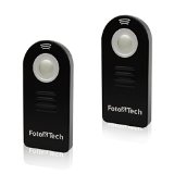 FotoampTech 2 PCS FTML-L3 Wireless Shutter Release Remote For Nikon D750 D5500 D5300 D610 D7200 D7100 D3300  D3200 D5200 D5100 D5000 D7000 D60 D80 D90 D600 Nikon 1 V3  FotoampTech Bag