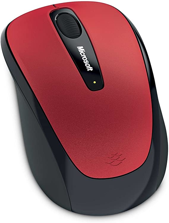 Microsoft Wireless Mobile Mouse 3500 for Mac/Win EF EN/XC/FR/EL/IW/IT/PT/ES - Flame Red Gloss (GMF-00185)